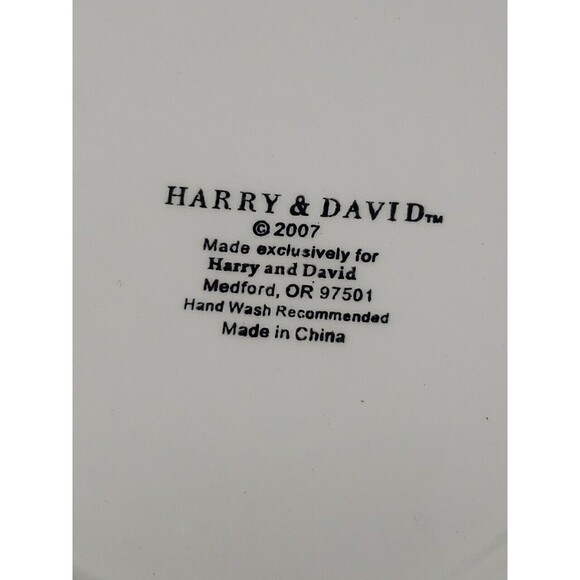 Harry and David Top Hat Candy Dish Bowl 2007 Trinket Christmas Frosty Snowman - Picture 8 of 13